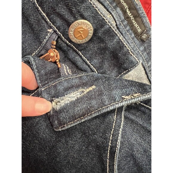 ANDREW MACKENZIE Jeans Mens US Sz 34 Bootcut AMK Euro 50 Blue Denim Hipster - Picture 11 of 15